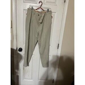 Tommy Bahama Men's  Flat Front Chino Pants Beige  36x32 90% Silk